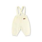 赤ちゃんのオシャレはこれで決まり！サスペンダー付きワッフルベビーロングパンツ