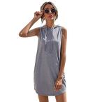 スマートカジュアルの新定番！Floernsのドローストリングスウェットシャツドレス