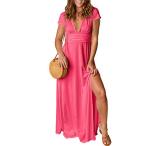 エレガンスと快適さを兼ね備えたANRABESSのロングドレス