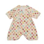 【新作】甘くてかわいい！赤ちゃんの肌を優しく包むドーナツ柄コンビ肌着