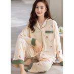 快適なマタニティライフを支える！上品デザインの長袖マタニティパジャマ