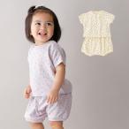 大人顔負けのシンプルデザイン！La Stellaのガーゼ天竺ドットプリントセットアップ