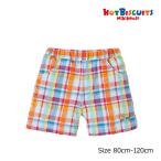 【30%OFF】ミキハウス ホットビスケッツ チェック柄ハーフパンツがお得！追跡可能メール便対応