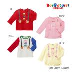 かわいさ満点！ミキハウスのサスペンダープリント長袖Tシャツ！