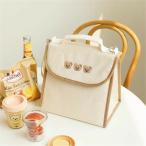 おしゃれで便利！刺しゅうクマの多機能マザーズバッグ