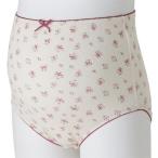 可愛くて快適！犬印の小花柄プリントマタニティショーツ