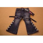 スタイリッシュさ満点！ZIDDYの飾りベルト付きブーツカットデニム