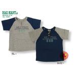 春夏の快適スタイル！ラグマートのヘンリーネックラグランTシャツ