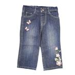 キュート＆本格派！フラワー刺繍ストレートデニム