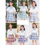 スタイリッシュなキッズプリーツスカートで完璧な学校スタイルを実現！