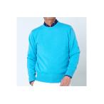 ふるさと納税で手に入れる日本製カシミヤ100%クルーネック！ターコイズブルーのLサイズが注目