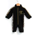 レオパード柄でスタイリッシュ！チャンピオンのベビー用ツナギロンパース