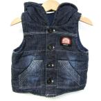 おしゃれで快適！BREEZE ベストジャケット ネイビー 90サイズ【USED品】