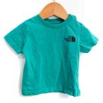 ザ・ノースフェイスのベビーショートスリーブTシャツ - 80サイズの緑が可愛い