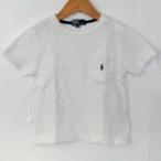 ポロバイラルフローレン 男の子用半袖Tシャツ 90サイズ ホワイト｜上品で使いやすいベビー服の中古品