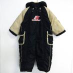 ニューバランスのベビー用ツナギジャンプスーツ！90サイズの紺×ベージュでおしゃれに冬を迎えよう
