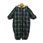 ミキハウスのチェック柄ツナギでおしゃれ＆快適に！【ベビー60-80サイズ】