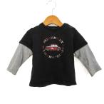 【美品】バーバリーのベビー用長袖Tシャツ｜上品なレイヤードデザイン