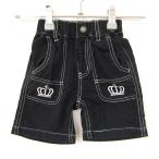 ベビーにぴったり！BABYDOLLのブラックショートパンツ【80サイズ・USED品】