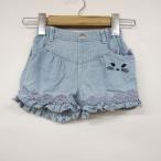 アナスイの可愛すぎるデニムショートパンツ！キュートなネコモチーフでおしゃれに♪