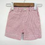 かわいい赤のストライプ柄ショートパンツ！未使用の80サイズ