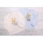 可愛さ満点！ウサギとリボンの長袖Tシャツ