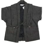 赤ちゃんもおしゃれに暖かく！デニム生地の袖なし袢天