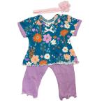 愛らしいフローラルデザインのベビー服！未熟児・早産児に最適