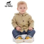 冬の必需品！UP BABY男の子ベビー裏起毛ジャケット