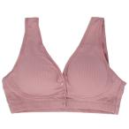 らくちん快適！授乳期をもっと自由に♪　パープルLサイズ授乳ブラ2枚セット