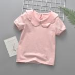 ピンクの丸襟カットソーでキッズの特別な日を彩ろう！