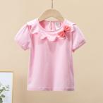 ☆ ピンクの魅力 ☆ 130cm 丸襟カットソーで叶えるキッズファッション！