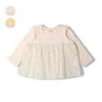 春の装いにぴったり！キッズズーの花柄切替Tシャツ