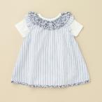 春夏にぴったり！リバティファブリックのフリルボディスーツセット