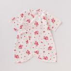 赤ちゃんの肌にやさしい！メゾピアノのイチゴブーケ柄コンビ肌着