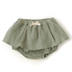 赤ちゃんの可愛さを引き立てる！プティマインのラッフルフリル付きガーゼブルマ