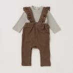 ベビーのおしゃれを格上げ！プティマインのフリルサロペセットが可愛すぎる