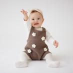 秋冬にぴったり！かわいい花モチーフのサロペットセット