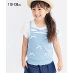 おしゃれキッズ必見！リボン使いの重ね着風Tシャツ