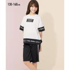 女の子必見！ビッグシルエットのキッズTシャツ＆ハーフパンツセット