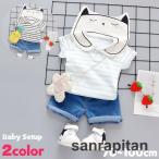 かわいさ満点！ネコのセーラー襟が魅力の3点セットアップ