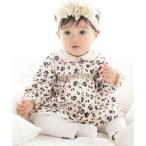 可愛いレオパードフローラル柄のセットでおしゃれに！