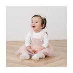 プティマインの可愛い肩レースOPロンパースセットが半額！