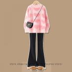 おしゃれな子供服！ニットセーターとパンツの2点セットが登場