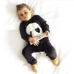 かわいいパンダのカバーオールで赤ちゃんをステキにコーディネート！