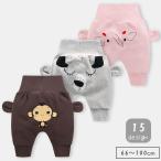 かわいい動物プリントのベビーロングパンツでおしゃれデビュー！