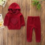 愛らしいハートマークの秋冬セットアップ！