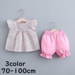 ふんわり可愛い！小花柄チュニック＆ハーフパンツの魅力