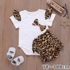 キュートで快適！レオパード柄の子供用セットアップ