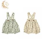 赤ちゃんの魅力を引き立てる、小花柄バルーンサロペット